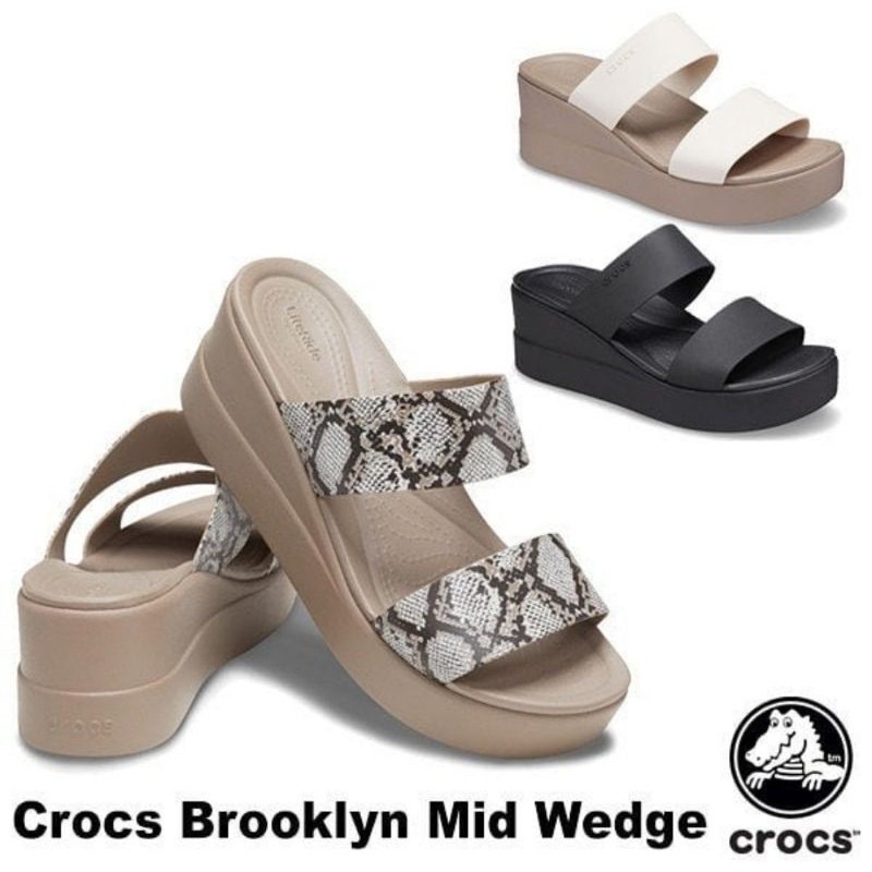 Broklyn Wedges Crocs Sandal / Sandal Crocs / literide crocs