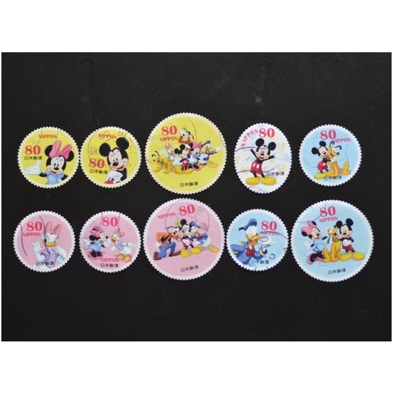 

Gaya Jepang - Perangko Disney 'S - Dsiney & Friend Stamps Set Promo