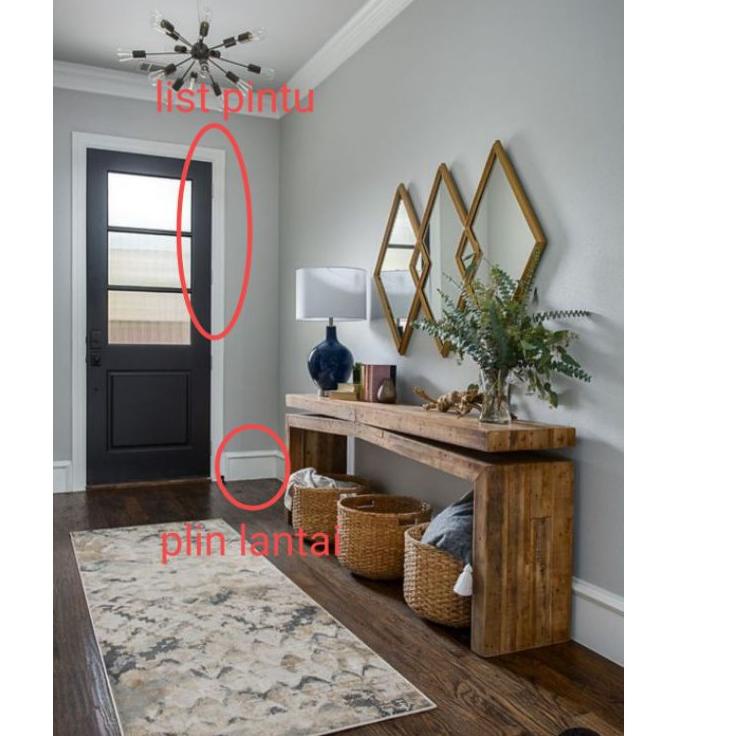 *TERLARIS* plint lantai kayu ducco putih .bisa buat list pintu kayu proful Segera Dapatkan 