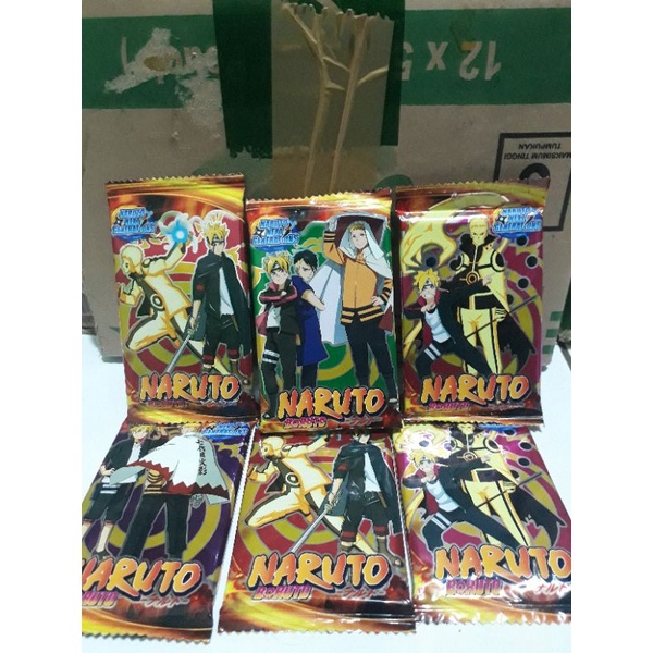 TERBARU TREDING CARD NARUTO BORUTO ISI100PCS