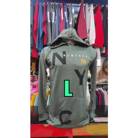 Sweater hoodie ukuran L pria