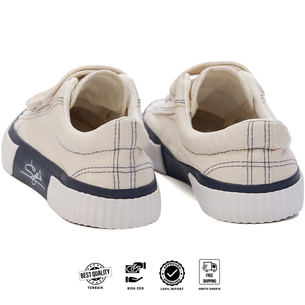 Dokter Sepatu Import - Sepatu Heajin Strap Sneakers Canvas Wanita Import Premium  618 - Free Kotak Sepatu !!! Sale!!!