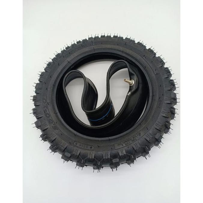 2.50-10 Ban 1 Set Luar Dalam Mini Motor Trail - Ukuran 2 Tak 49cc