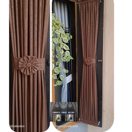 New Stock Gorden Jendela Minimalis murah/ Gorden Pita terbaru / gorden polos kekinian murah motif po