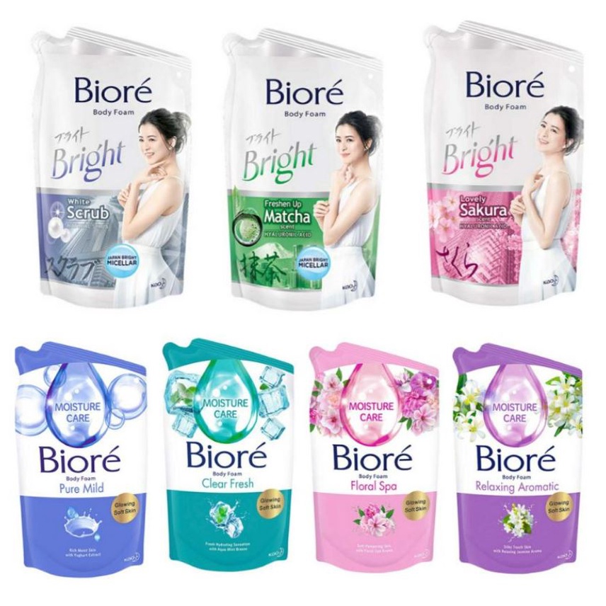 BIORE Body Foam | Sabun Cair / Body wash All Varian Refill 250ml / 450ml