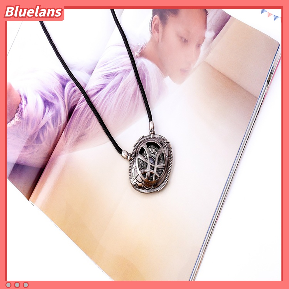 Bluelans Kalung Liontin Agamotto Glow in The Dark Untuk Unisex