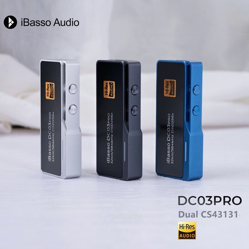 Ibasso DC03 PRO Decoding earphone Amplifier Tipe C Ke 3.5mm Dual CS43131 DAC HiFi Untuk Android DC04 DC05 DC06