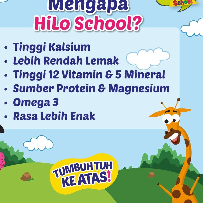 

RR4♜ HiLo School Vanilla 1000 gram - Susu Tinggi Kalsium Lebih Rendah Lemak Banyak Peminat