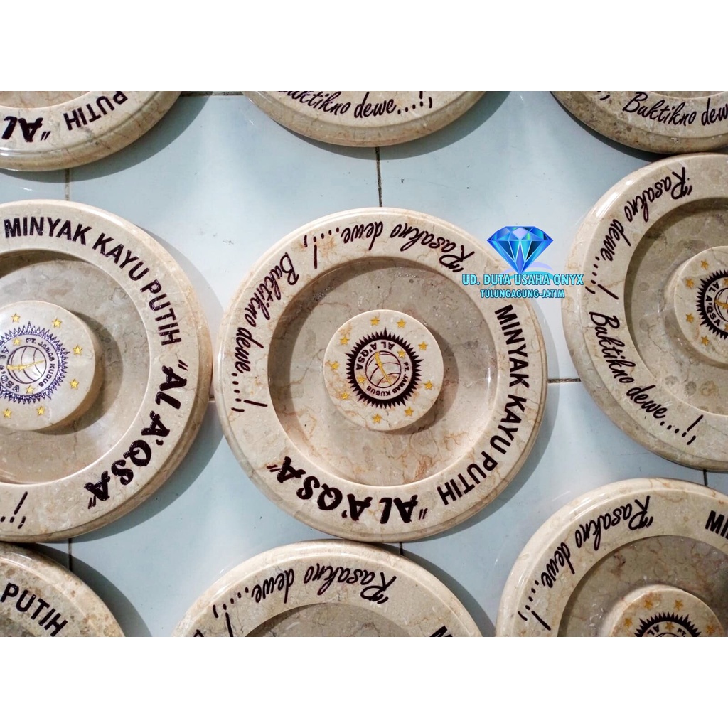 Asbak marmer grafir diameter 30 cm