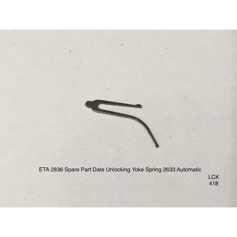 ETA 2836 Watch Part 2633 Date Unlocking Yoke Spring / Membuka Kuk untuk Indikator Tanggal Jam Tangan