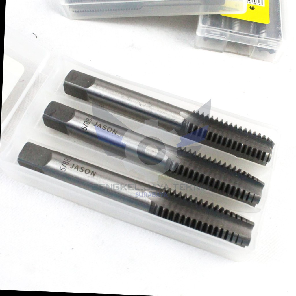 Hand Tap 3mm - 12mm Hand Tap Set 3pcs / Alat Tapping Handtap JASON