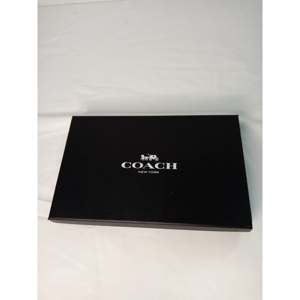 [ORIGINAL 100%] Coach Box Men Wallet/Box Dompet Set Pria