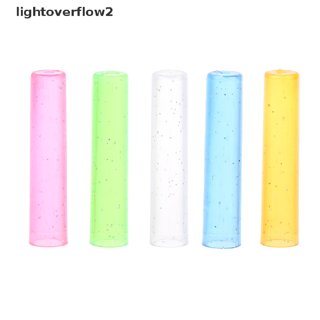 (lightoverflow2) 20pcs Tutup Pelindung Pensil Untuk Sekolah / Kantor