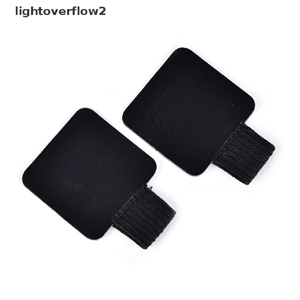 (lightoverflow2) Klip Holder Pulpen Bahan Kulit PU Dengan Perekat Untuk Notebook / Diary