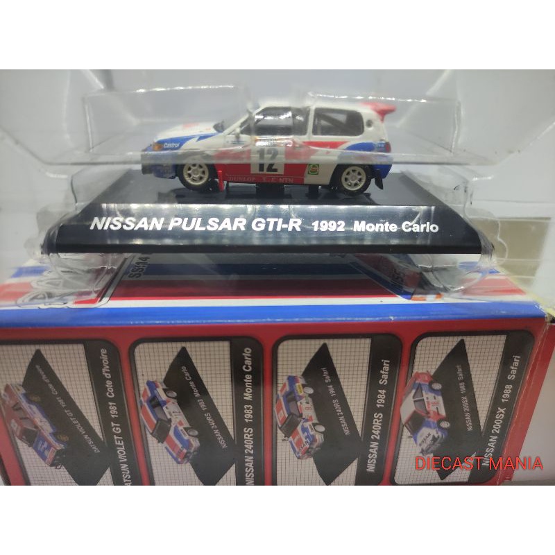CMS RALLY CAR CM's SS14 NISSAN PULSAR GTI-R 1992 MONTE CARLO