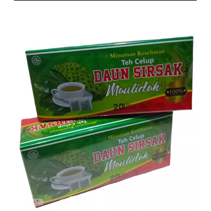 

Teh Celup Daun Sirsak Anti kanker Maulidah isi 20 sachet