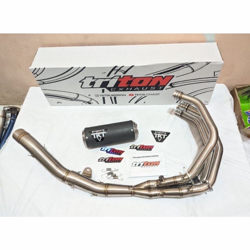 KNALPOT TRITON FULLSYSTEM EDITION ZX25R TRITON ORIGINAL