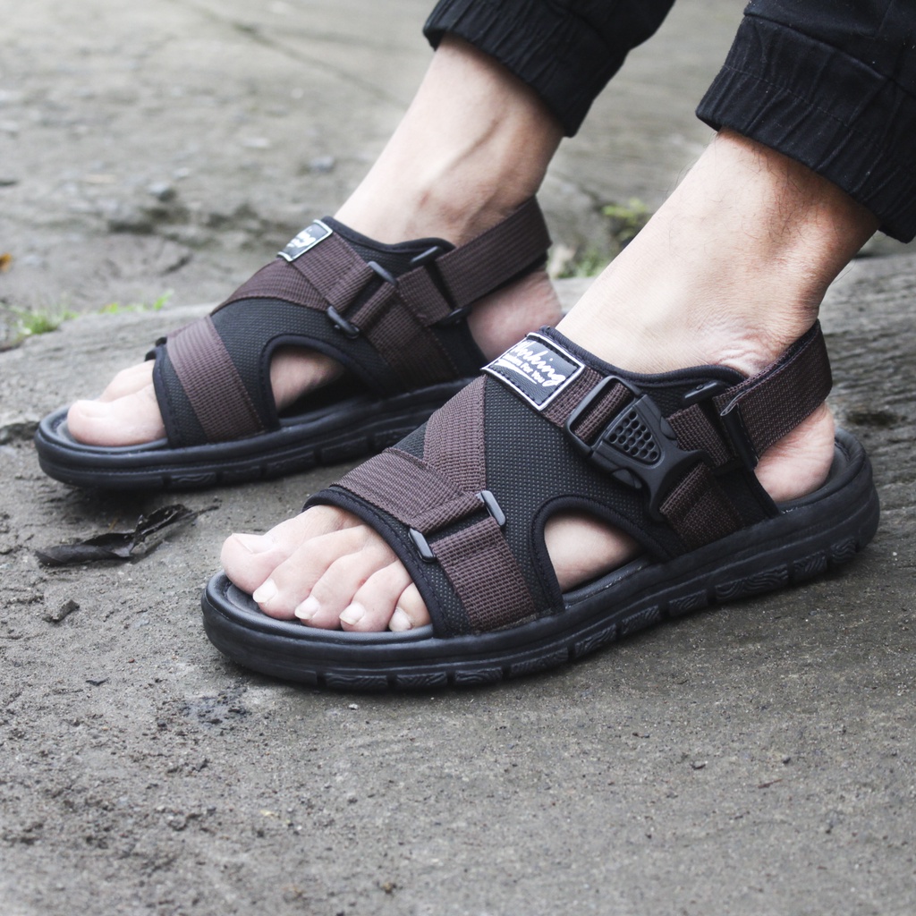 Sendal Pria Wanita Original 100% Cowok Cewek Kasual Casual Slop Sandal Gunung Working