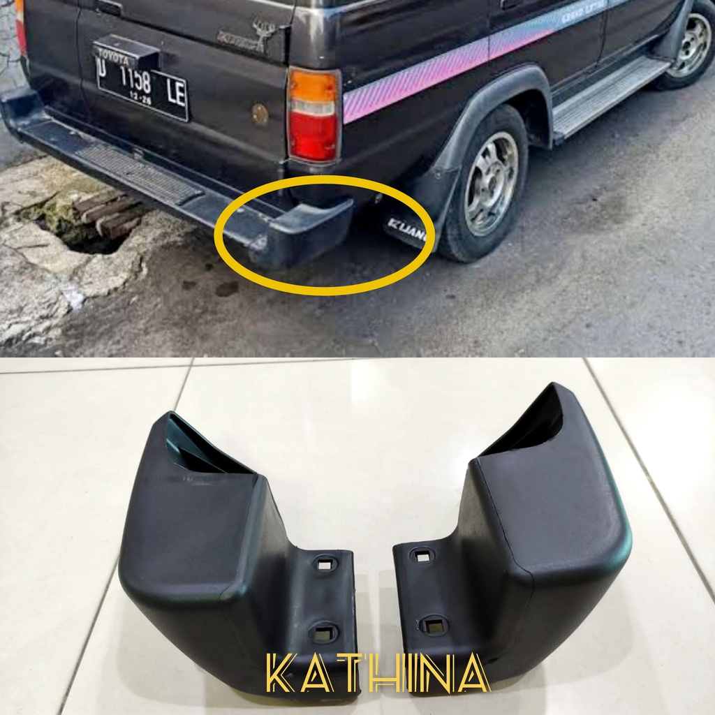 Kuping Tanduk Bumper Belakang Mobil Kijang Grand 1992-1996 Hitam