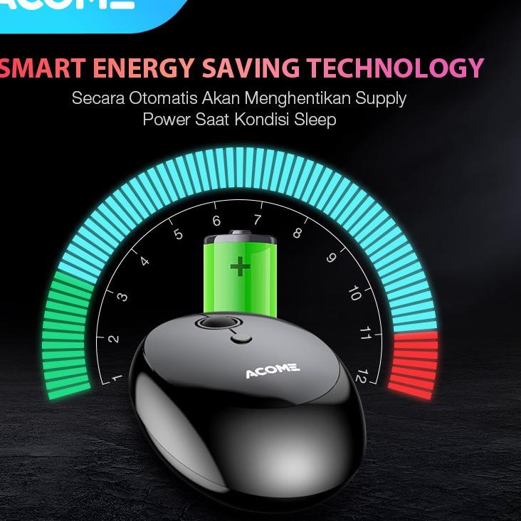 Terlaris Acome Keyboard Mouse Combo Wireless Fashion Colours Tone AKM1000 Garansi Resmi 1 Tahun