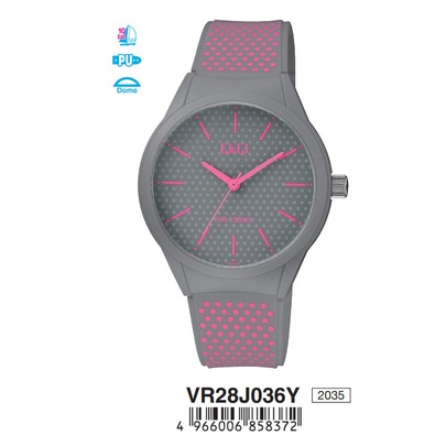 BIG SALE Jam Tangan Unisex Casual Rubber Motif Analog Original Q&amp;Q QNQ QQ VR28 VR28J Series