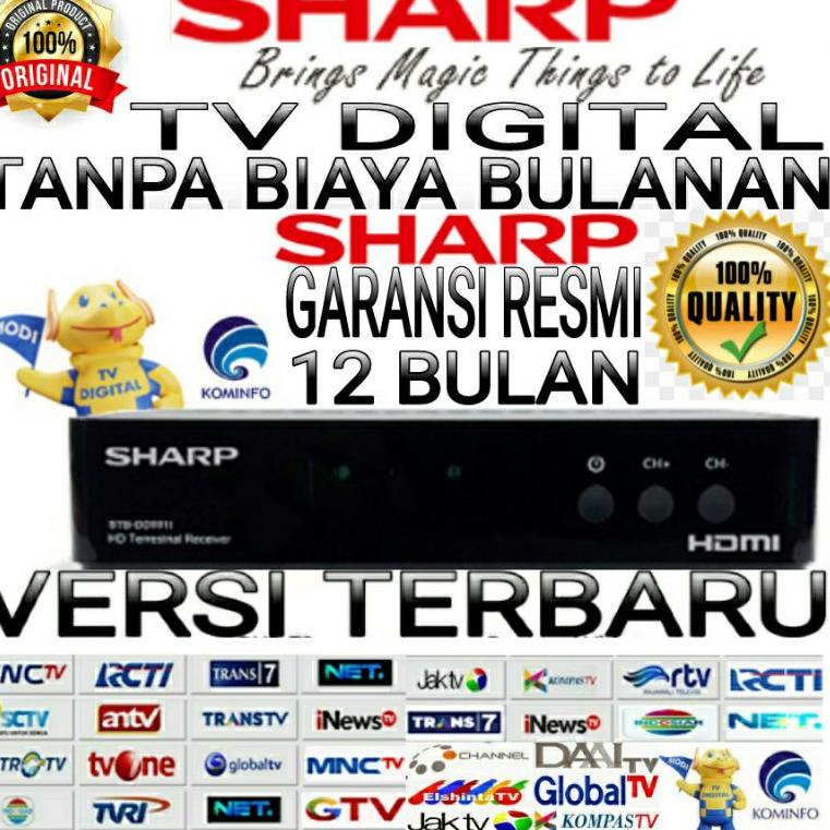 MURAH_MERIAH SET TOP BOX SHARP TV DIGITAL FULL HD TV TABUNG/LED