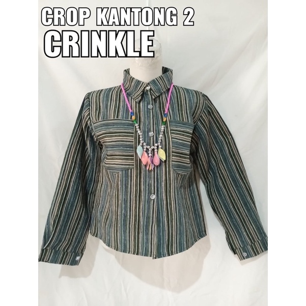 CROP CRINKLE SALUR