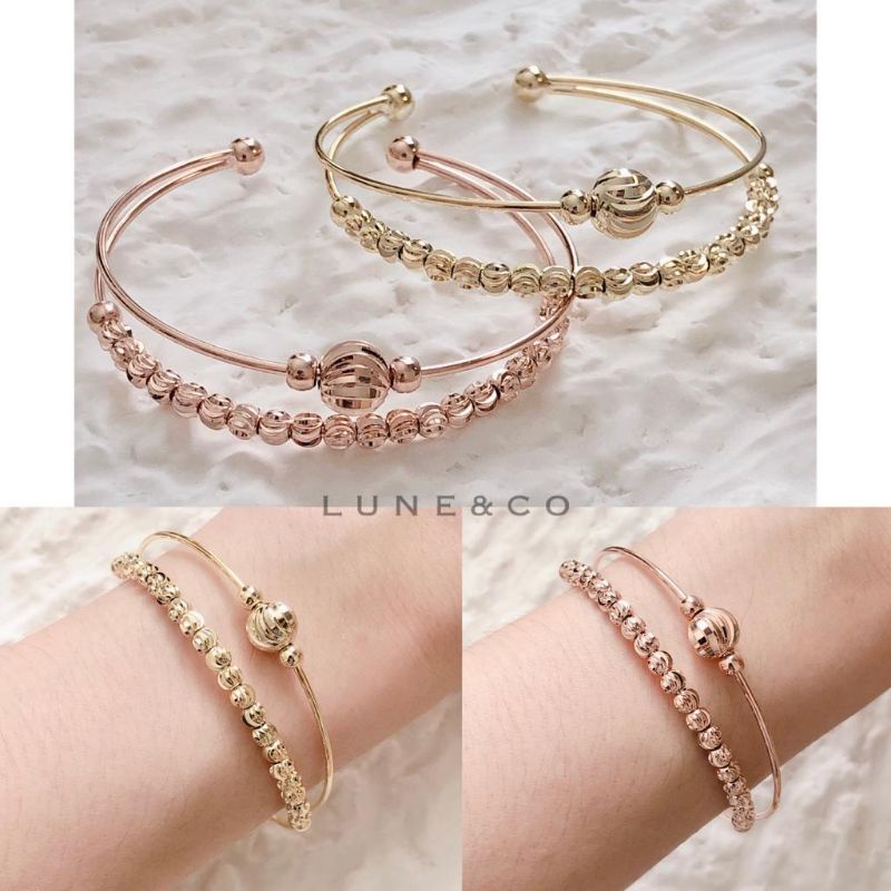 Gelang Bangle Bola-bola Fashion Korea Rodium RR20