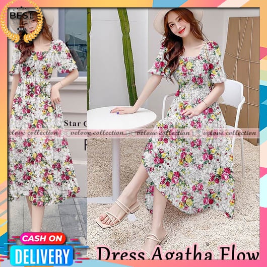 Dres Natal Tunik Jumbo Dress Midi Korean Style Terbaru 2022 Gaun Cewek Kondangan  Atasan Wanita Baju