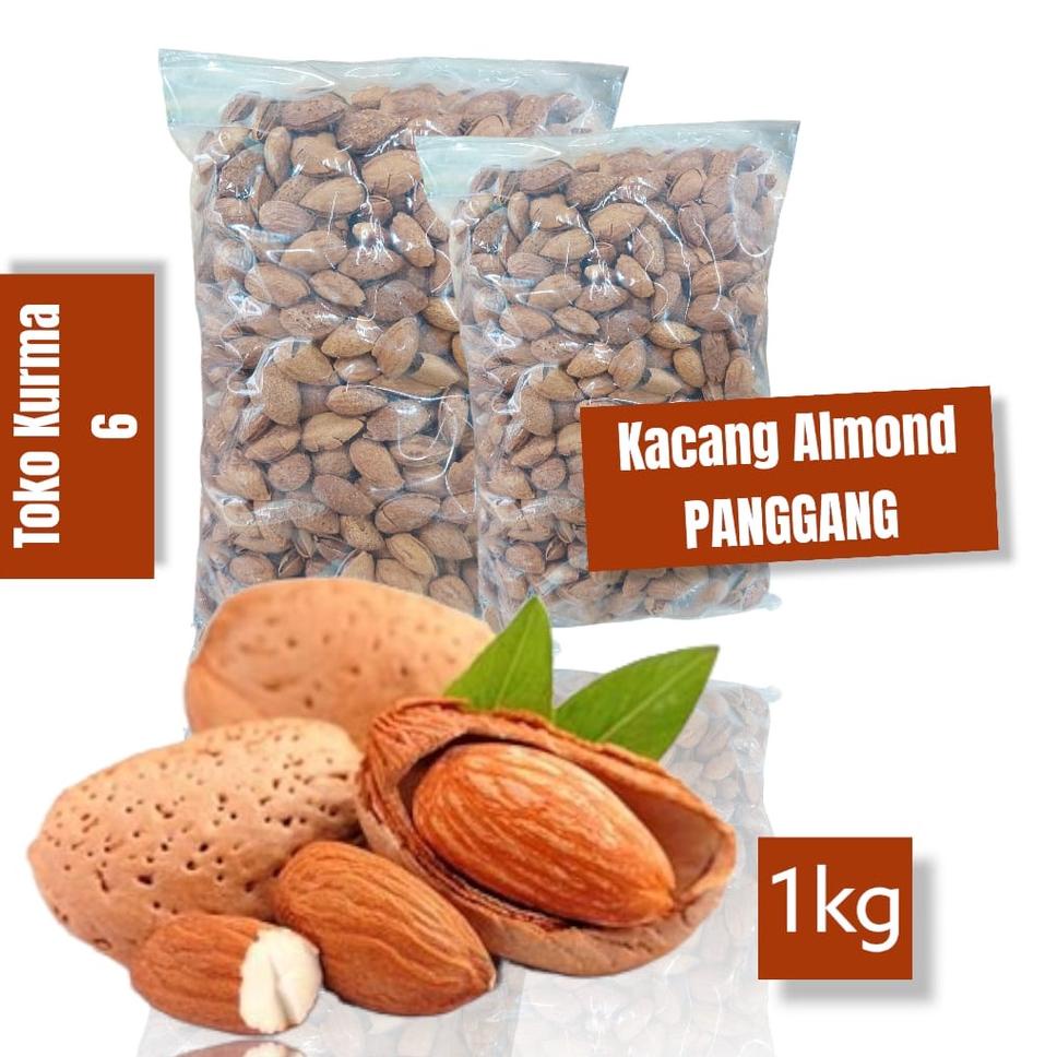 

Murah Kacang almond 1kg (panggang/roasted) QZW