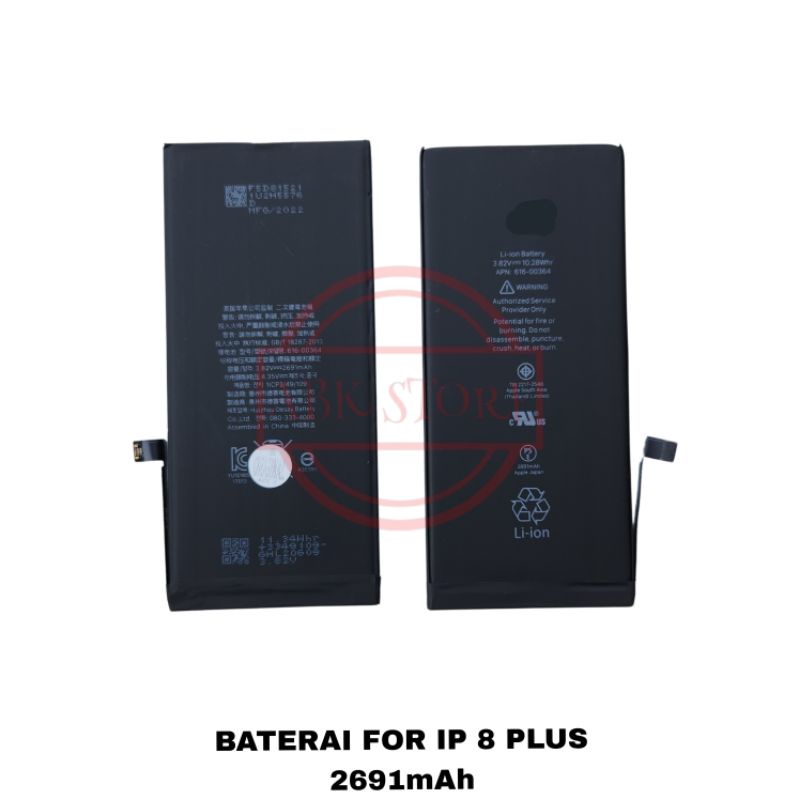 BATERAI BATERY IP 8 PLUS BATRE 8+ 2691MAH