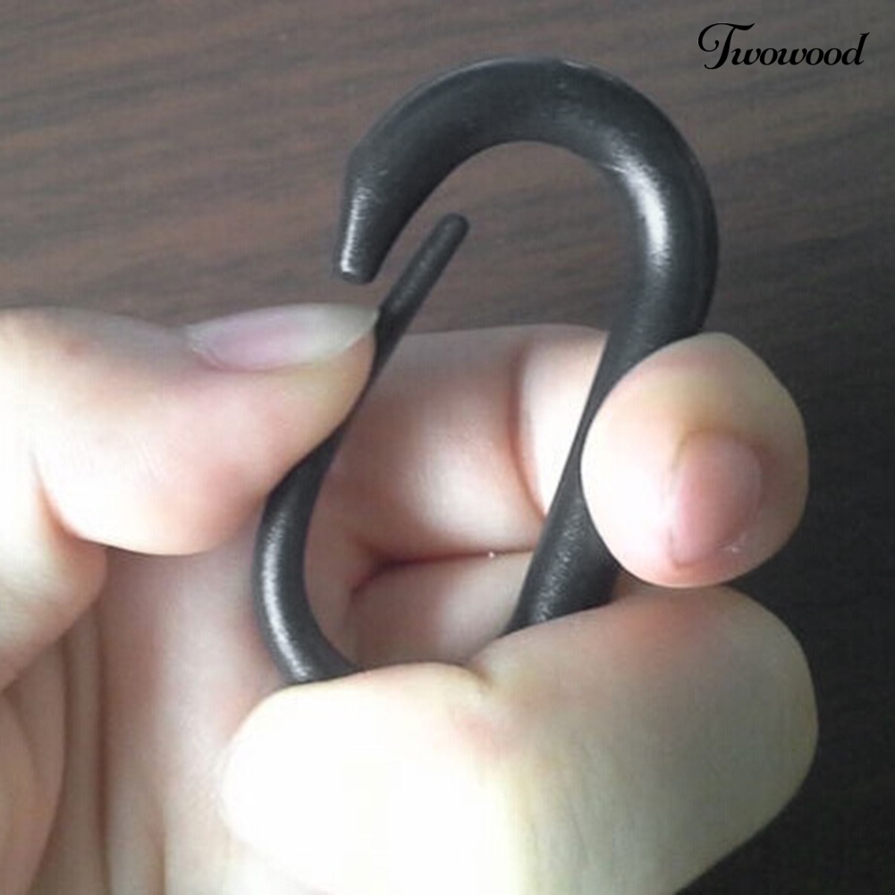 Twowood 5Pcs Klip Carabiner Universal Bentuk U Untuk Tas Backpack