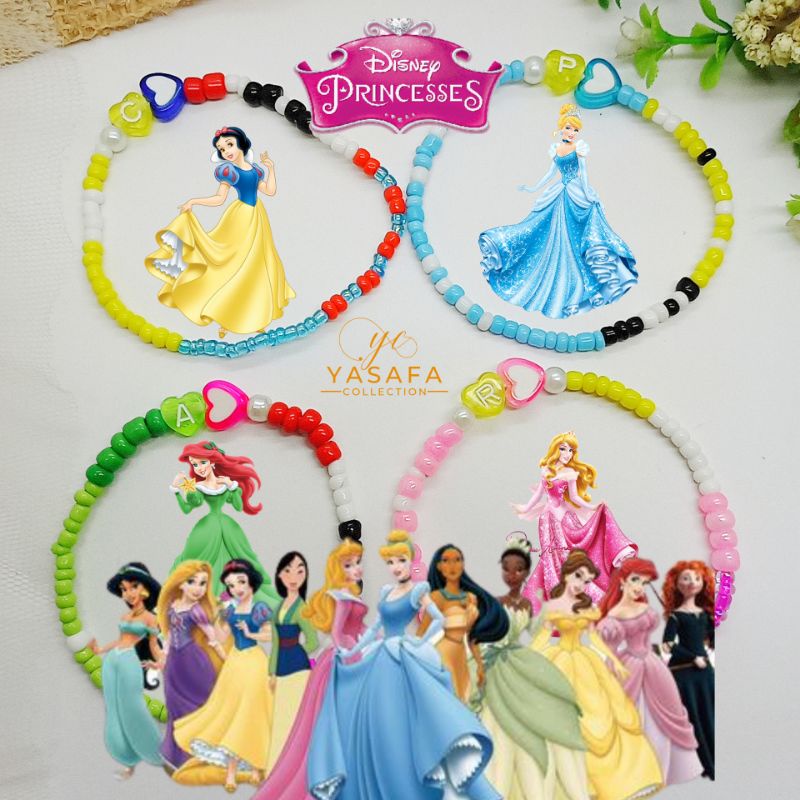 Yasafa Gelang Kpop Manik Inspirasi Disney Princess