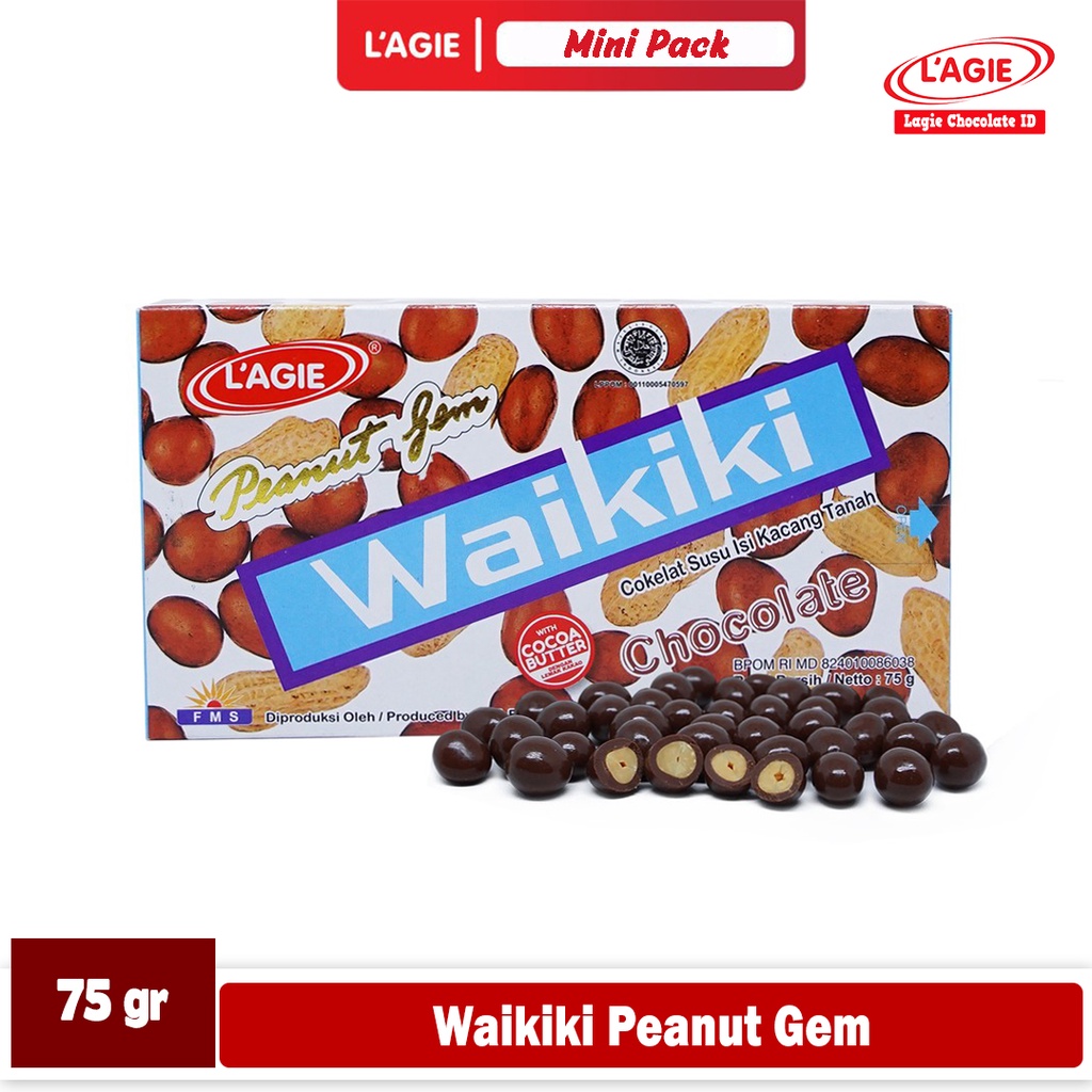 

LAGIE WAIKIKI PEANUT GEM 75GRAM