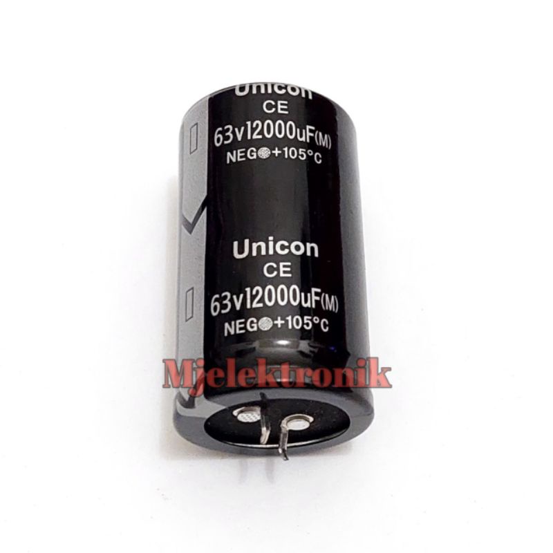 Elco Unicon 12000uF 63V Elko Original for Audio