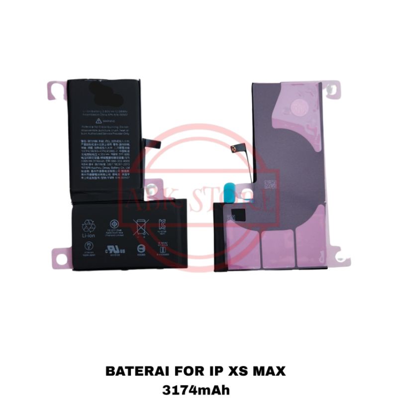 BATRE BATERAI BATTERY FOR IP XS MAX 3174MAH