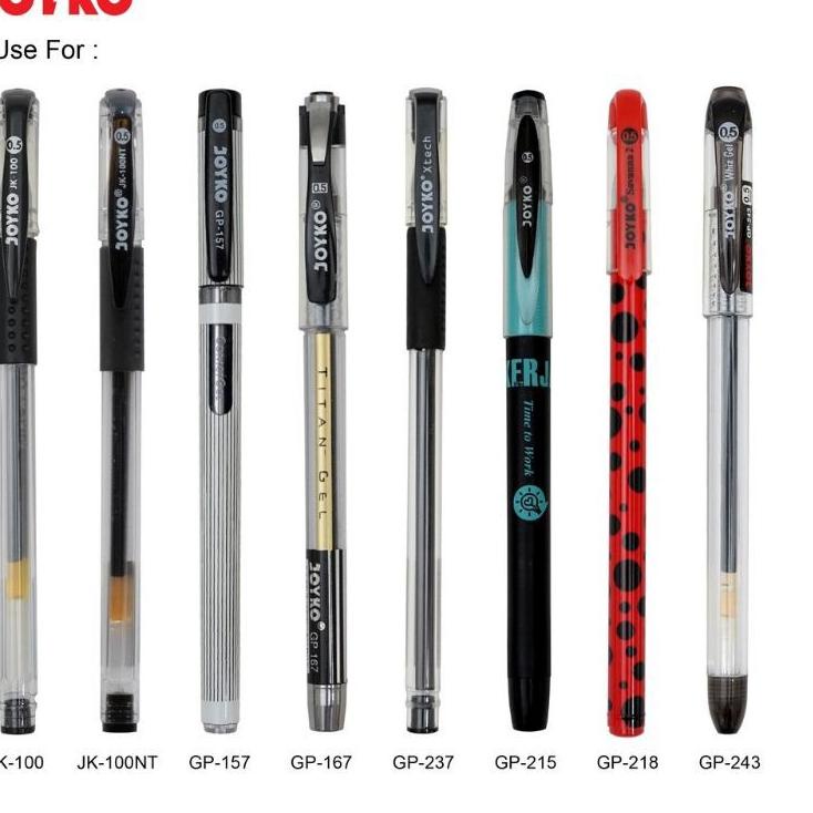 

[KODE 8PFY8] Isi Pulpen Jel / Refill Gel Pen GPR-203 1 Pack 24 Pcs