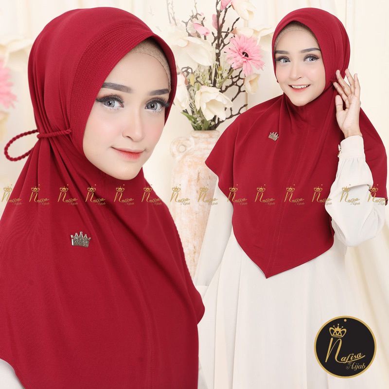HIJAB BERGO PED PREMIUM BY NAFISHA HIJAB