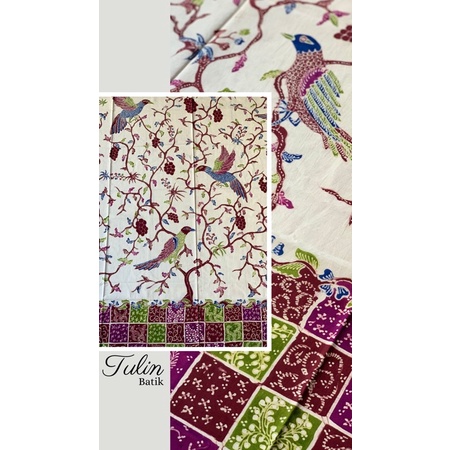 Batik Lasem Bledak Burung Panca Warna Premium Primis