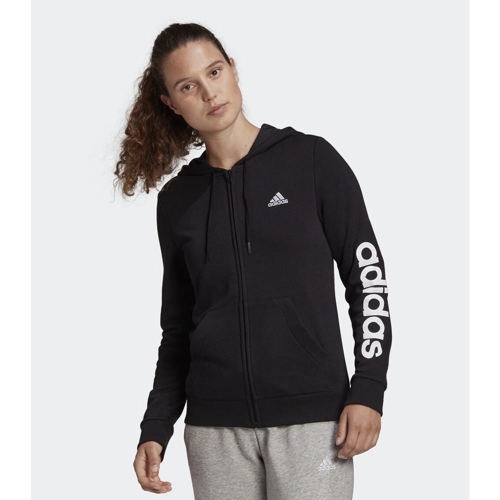 ADIDAS ESSENTIALS LOGO FULL-ZIP HOODIE GL0791