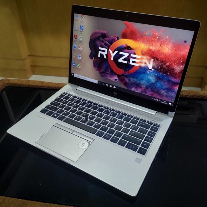 Laptop Hp 745 G5 Ryzen 5 2500 8cpu Ram 16GB ssd 256GB Vga Radeo Grafis ips Full HD - Ex - display