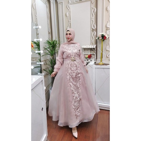 New Gamis pesta rosalina