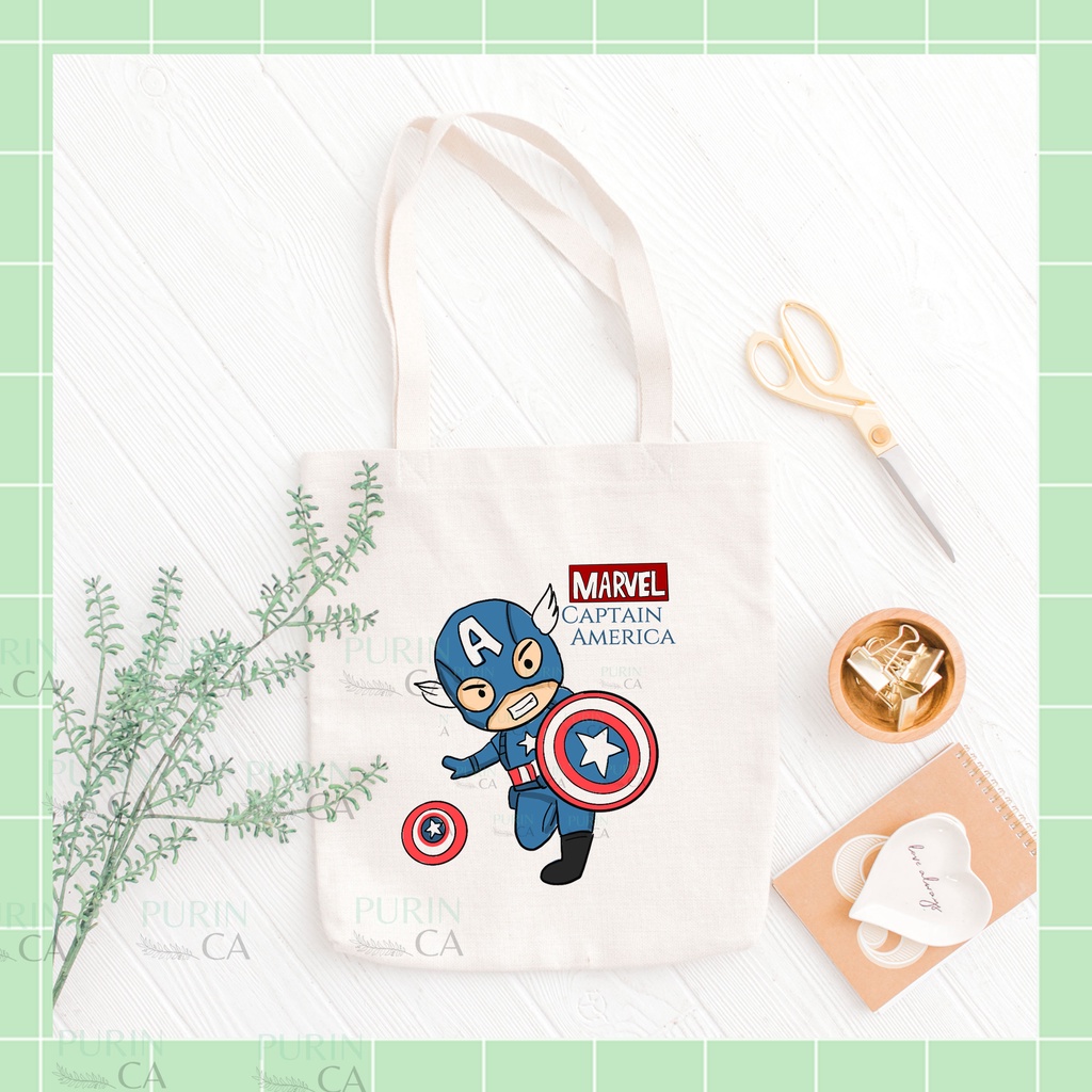 Tote bag Kanvas Cartoon Marvel