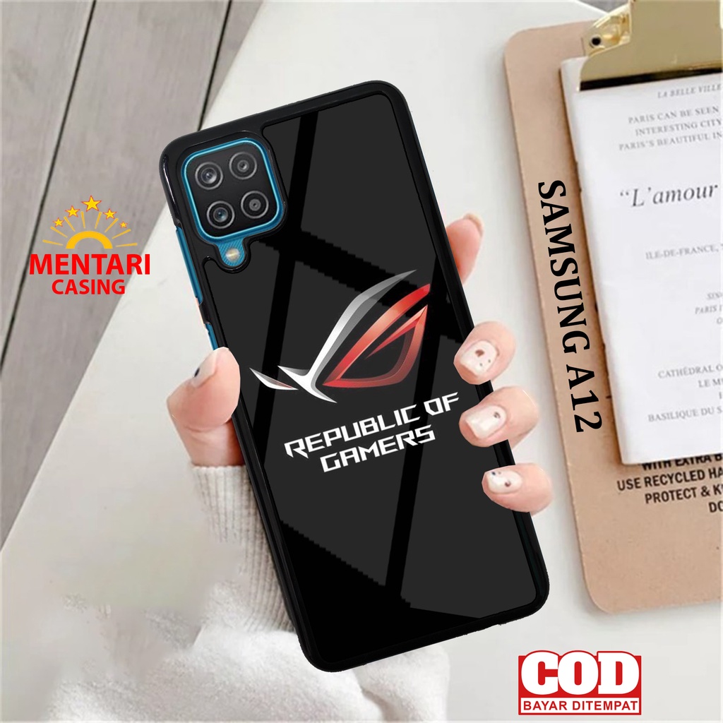 Case SAMSUNG A12 CASING SAMSUNG A12 [ ROG BARU ] Mentari casing case hp kondom hp case custom case c