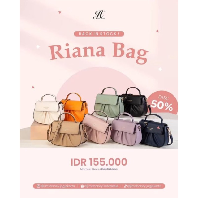 TAS SELEMPANG WANITA JIMS HONEY RIANA BAG