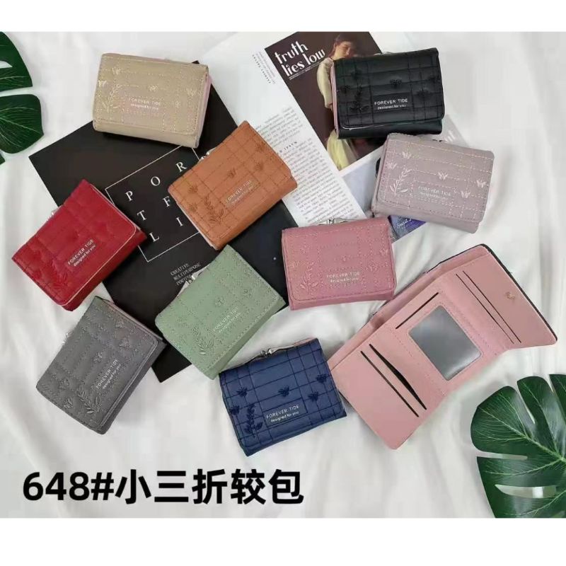 Dompet Lipat Panjang Behel Mini Import Wanita - Forever Young #648