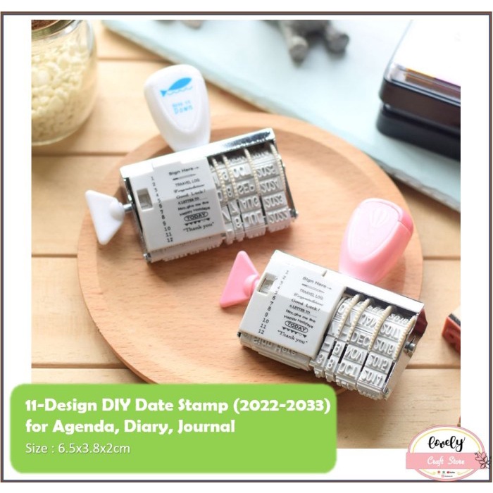 

Mantap Diy Date Stamp Stempel Tanggal Journal, Diary, Agenda, Scrapbook Hemat