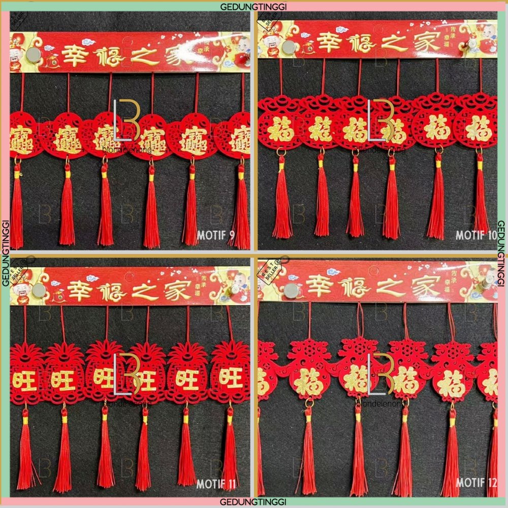 Gantungan Hiasan Tassel Tasel Pintu Gantung Dekorasi Pohon Sakura Meihwa Mehwa Meihua Shio Kelinci Lampion Yenpao Yuanbao Kipas Fuk Fu Kotak Pita Parcel Parsel Hampers Souvenir Suvenir Bludru Dinding Tahun Baru Chinese New Year Imlek Sincia Cny 2023 Murah