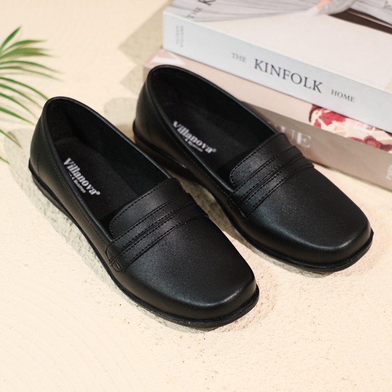 SepatuPantofelWanitaKulitSepatuFormalWanitaBerkualitasSepatuWanitaMuranSepatuKerjaWanitaTerbaruVillanovaVL06