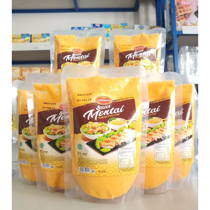 Prima Saus Mentai 250Gr / Mentai Sauce 250Gr / Saus Dressing Mentai 250Gr